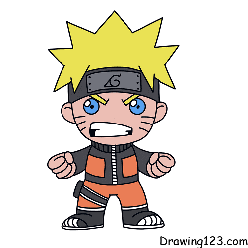Naruto Drawing Tutorial - How lớn draw Na-ru-to step by step