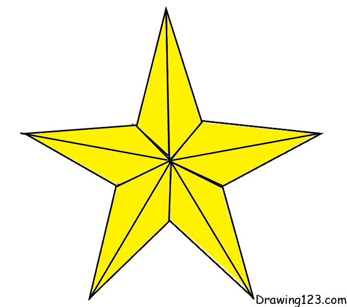 HOW TO DRAW A BEAUTIFUL AND EASY STAR - Drawing to Draw 