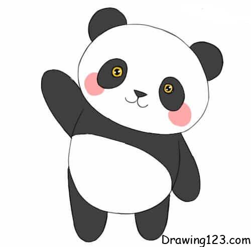 How to Draw Cute Cartoon Panda Bear Easy Step-by-Step Drawing Tutorial for  Kids - How to Draw Step by Step Drawing Tutorials