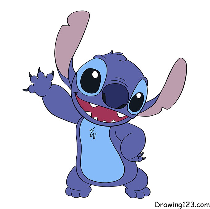 How to Draw Stitch (Step by Step Pictures), Cool2bKids