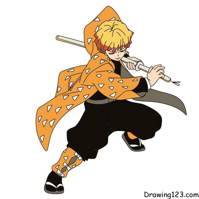 Zenitsu in 2023  Anime demon, Slayer anime, Naruto sketch