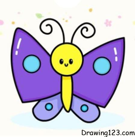 Butterfly Drawing Idea 15