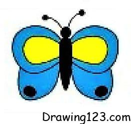 Butterfly Drawing Idea 8