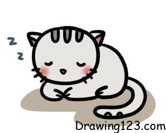 Cat Drawing Idea 13