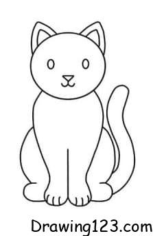 Cat Drawing Idea 14