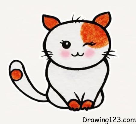 Cat Drawing Idea 18