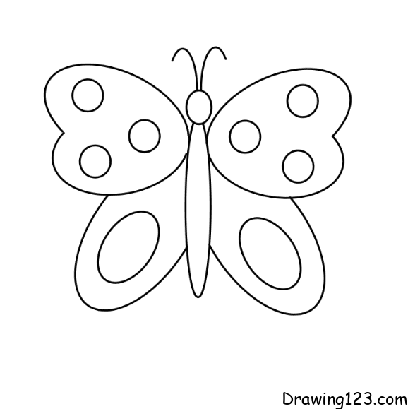 butterfly-drawing-step-7