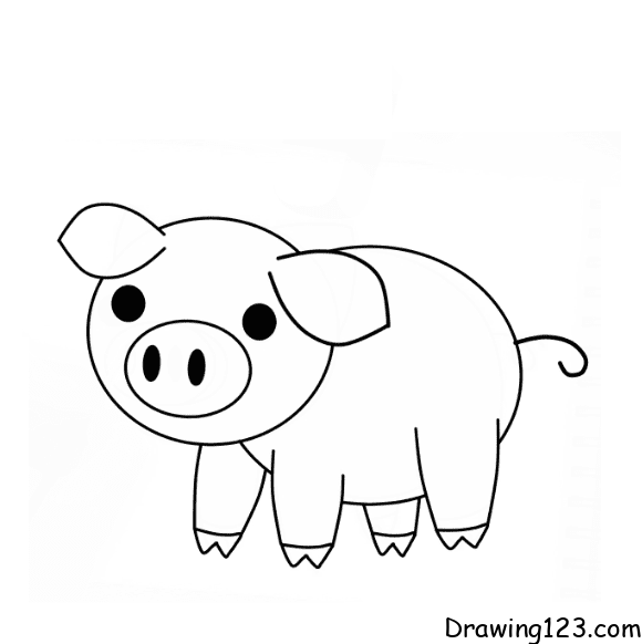 pig-drawing-step-9