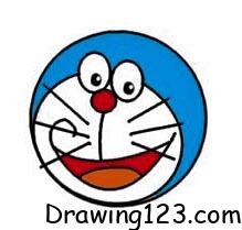 Doraemon Face Drawing Idea