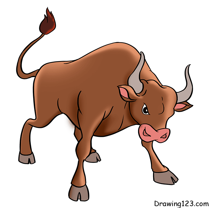 Bulls-drawing-step-10