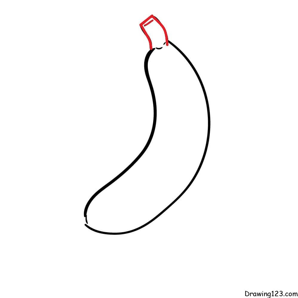 How To Draw A Banana - Easy Drawing Tutorial | Storiespub
