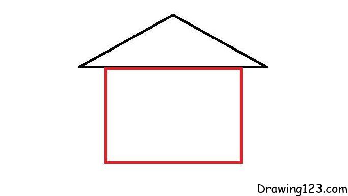 Houses To Draw Easy Drawing For Kids