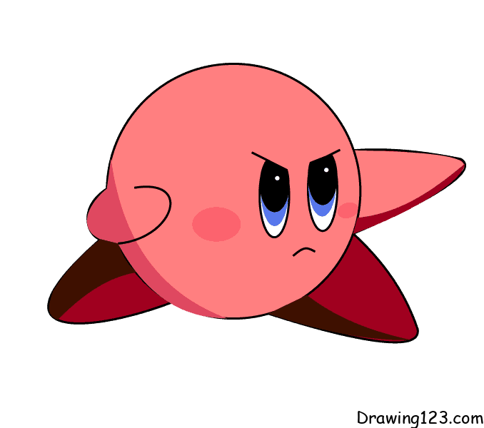 Kirby-drawing-step-8