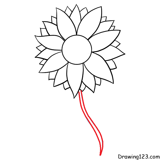 How To Draw A Sunflower – A Step-by-Step Tutorial – Artlex