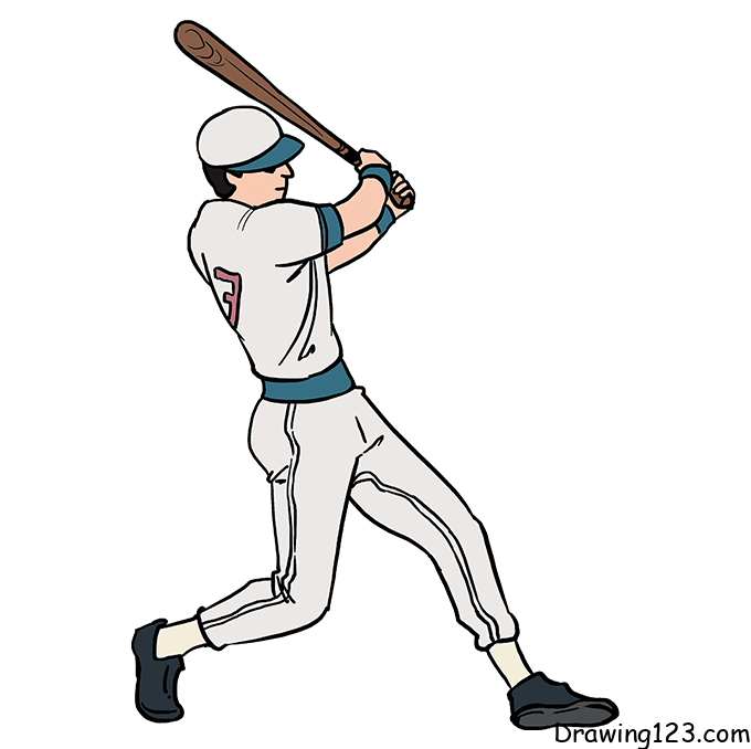 Baseball-player-drawing-step-9