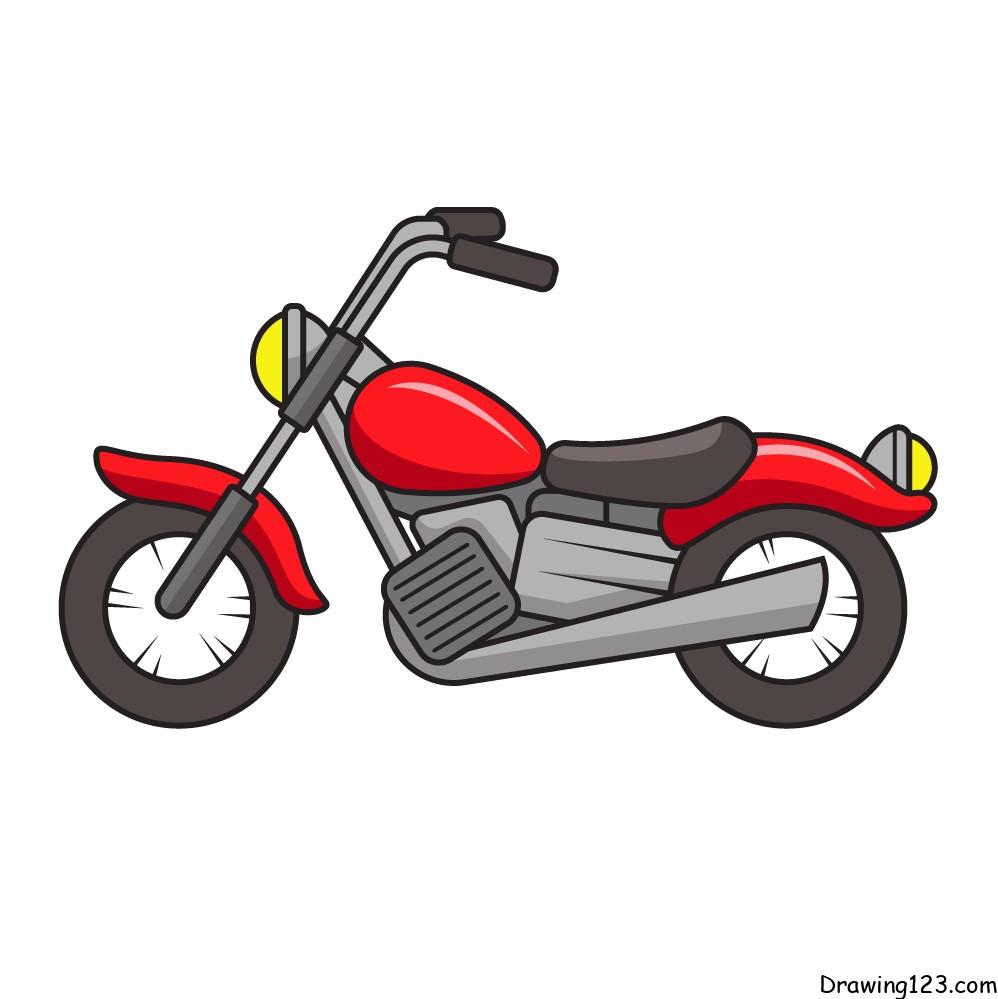 Motorcycle-drawing-step-10