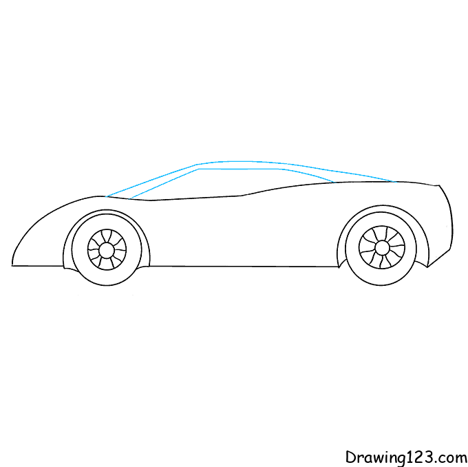 How to Draw a Car in 12 Steps (Easy Guide) - EasyLineDrawing