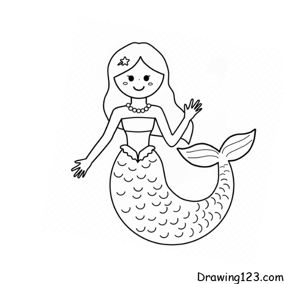 mermaid-drawing-step-15