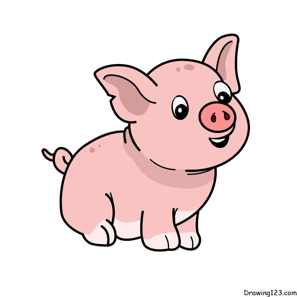 Schwein zeichnen