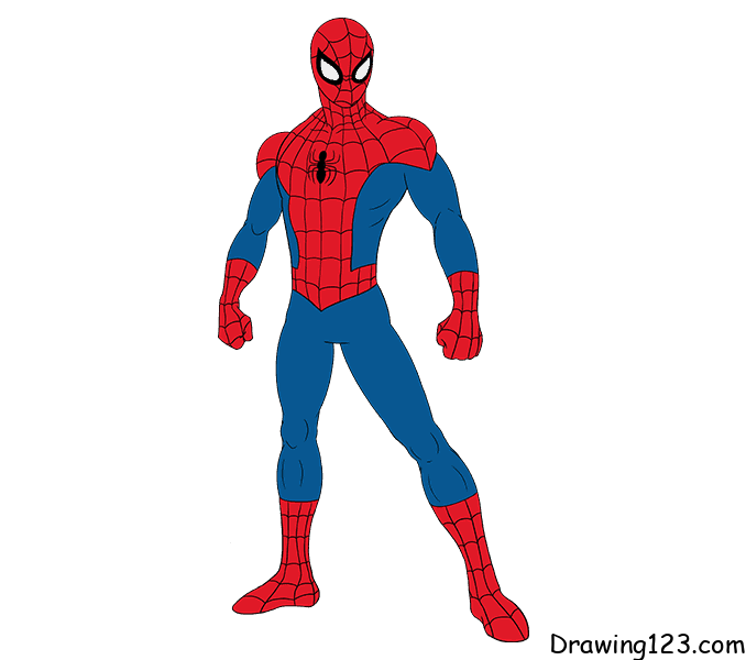 Örümcek Adam( Spider Man ) çizimi