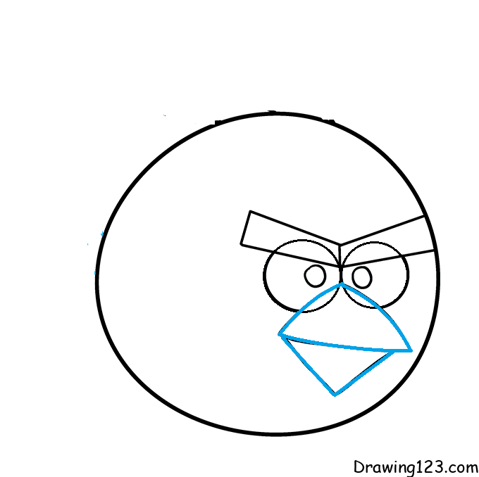 How to Draw Angry Birds for Kids - How to Draw Easy-saigonsouth.com.vn