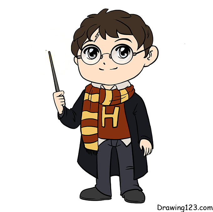 Harry-Potter-drawing-step-10