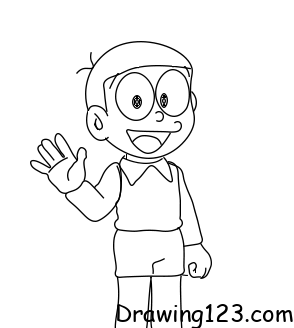 Nobita-drawing-step-10