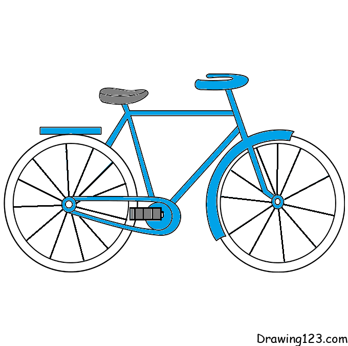 Fahrrad zeichnen