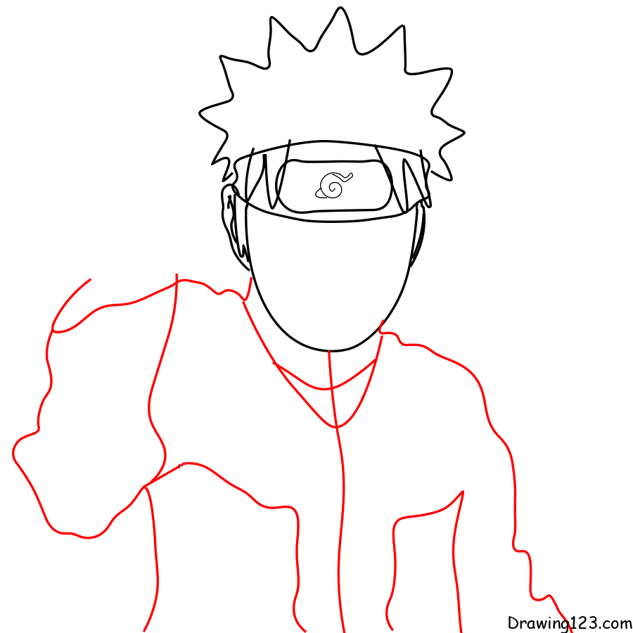 How To Draw Naruto  7 Steps  Instructables