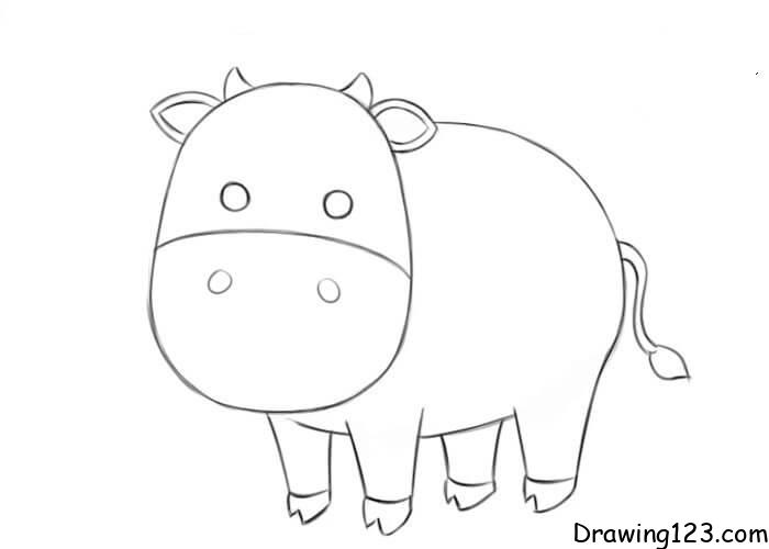 Cow-drawing-step-10