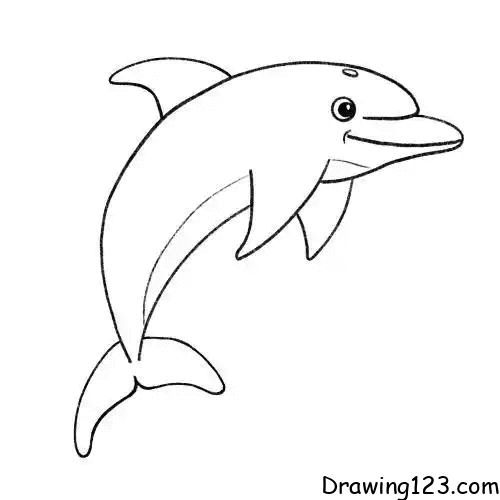 Delfin zeichnen