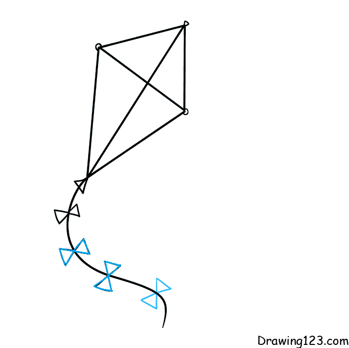 Cute Kite Coloring Page, Ring Drawing, Kite Drawing, Color Drawing PNG  Transparent Image and Clipart for Free Download