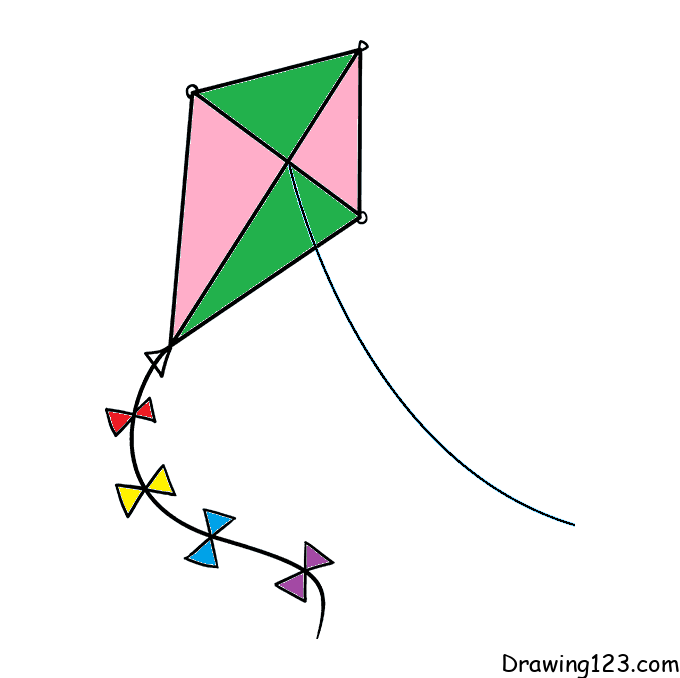 Kite-drawing-step-7
