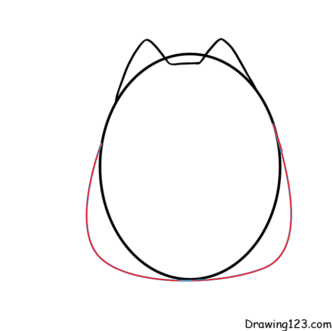 Cat Drawing Tutorial - How to draw a Cat step by step