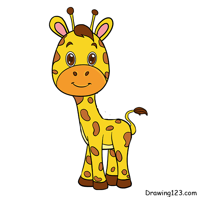 giraffe-drawing-step-10