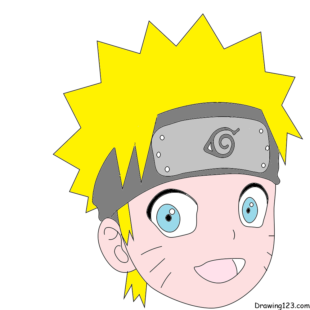 Naruto-drawing-step-7