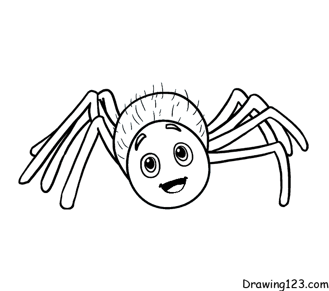 Spider-drawing-step-6