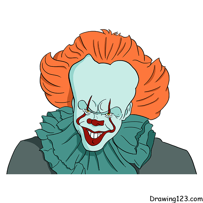 Pennywise-drawing-step-7