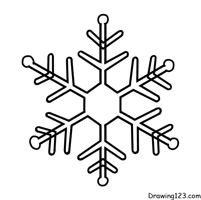 Snowflake-drawing-step-7