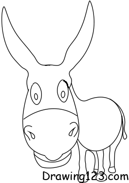 donkey-drawing-step-9