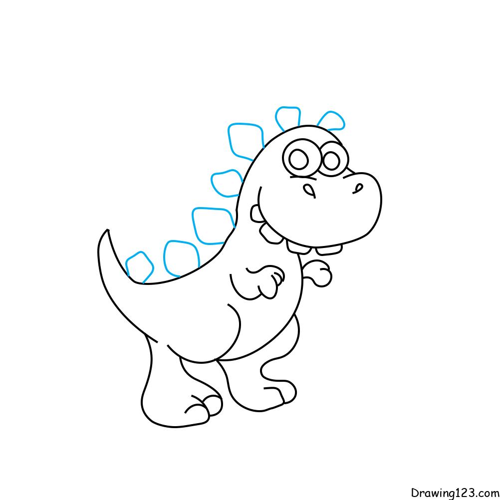 Dinosaur Drawing Sketch 1 by JurassicWarrior451 on DeviantArt