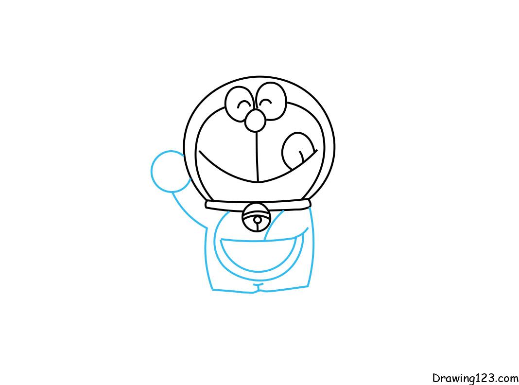 Doraemon Lineart Image Download - Doraemon, HD Png Download , Transparent  Png Image - PNGitem