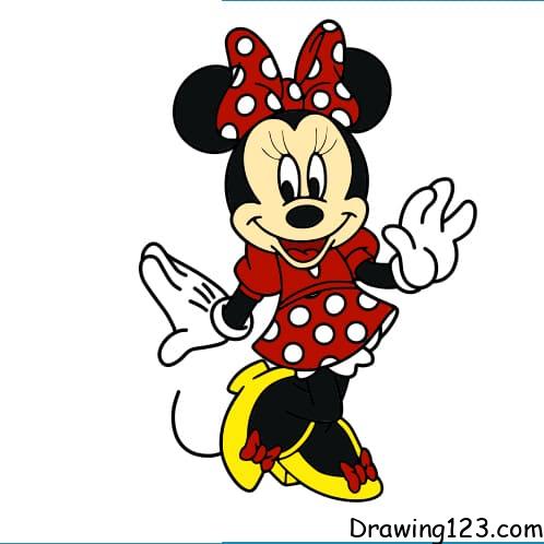 How to Draw MICKEY MOUSE Easy and Simple Step by Step - YouTube-vachngandaiphat.com.vn