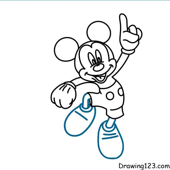 Buy Vintage Cartoon Walt Disney Mickey Mouse Study, Drawing Online in India  - Etsy