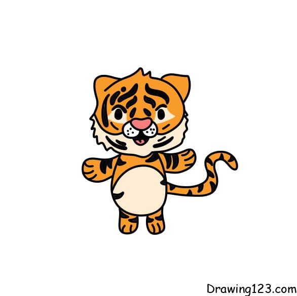 Drawing-tiger-step-10-1