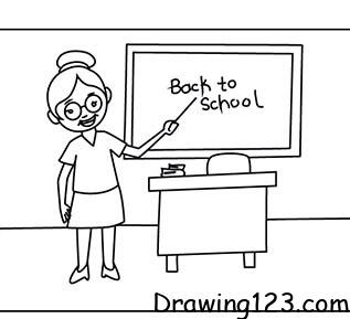 Teacher Drawing Idea 16 イラスト