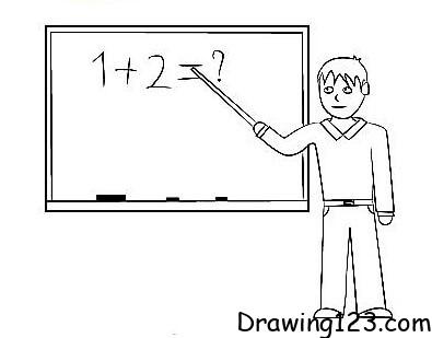 Teacher Drawing Idea 8 イラスト