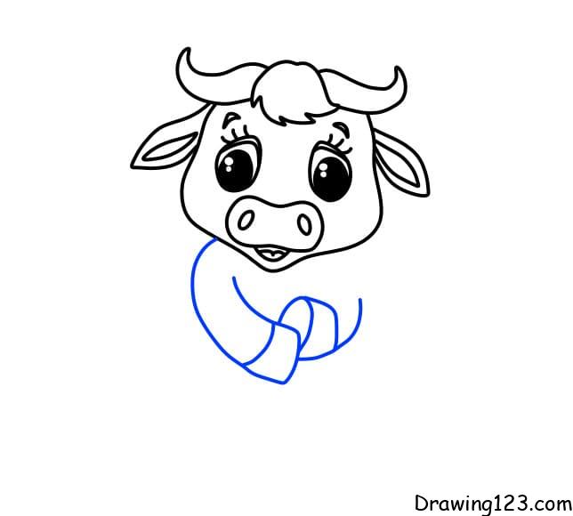 Cow drawing - How to draw a cow - Easy drawings easy-saigonsouth.com.vn