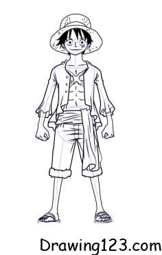 Luffy Drawing Idea 10