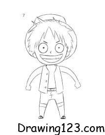 Luffy Drawing Idea 11